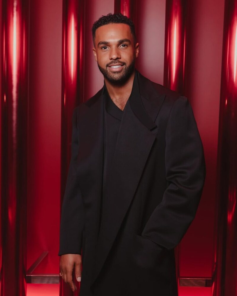 Lucien Laviscount at Dolce & Gabbana