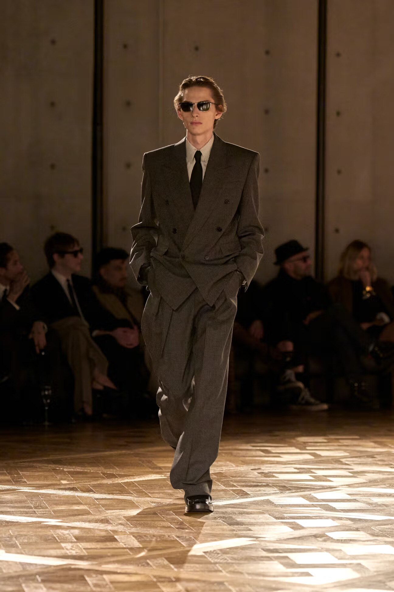 Designer Saint Laurent at Paris Men’s Fashion Week