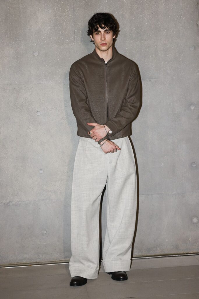 Aiden Bisset at Emporio Armani