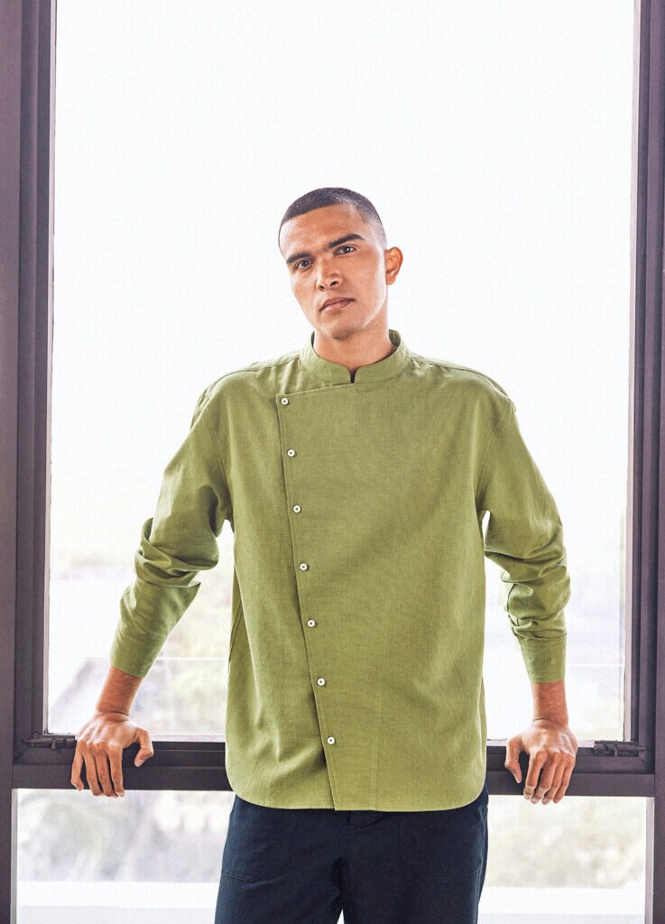 Dilip Shirt In Olive