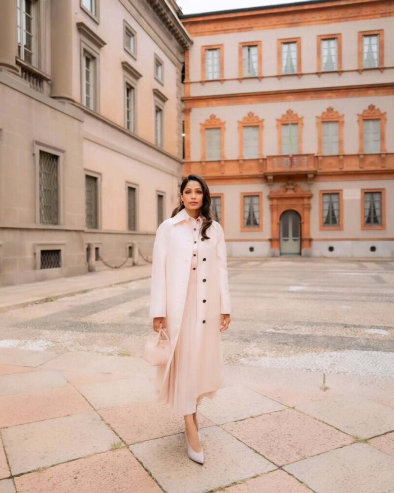 Frieda Pinto at Loro Piana SS25
