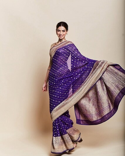 Khushi Kapoor in Anita Dongre