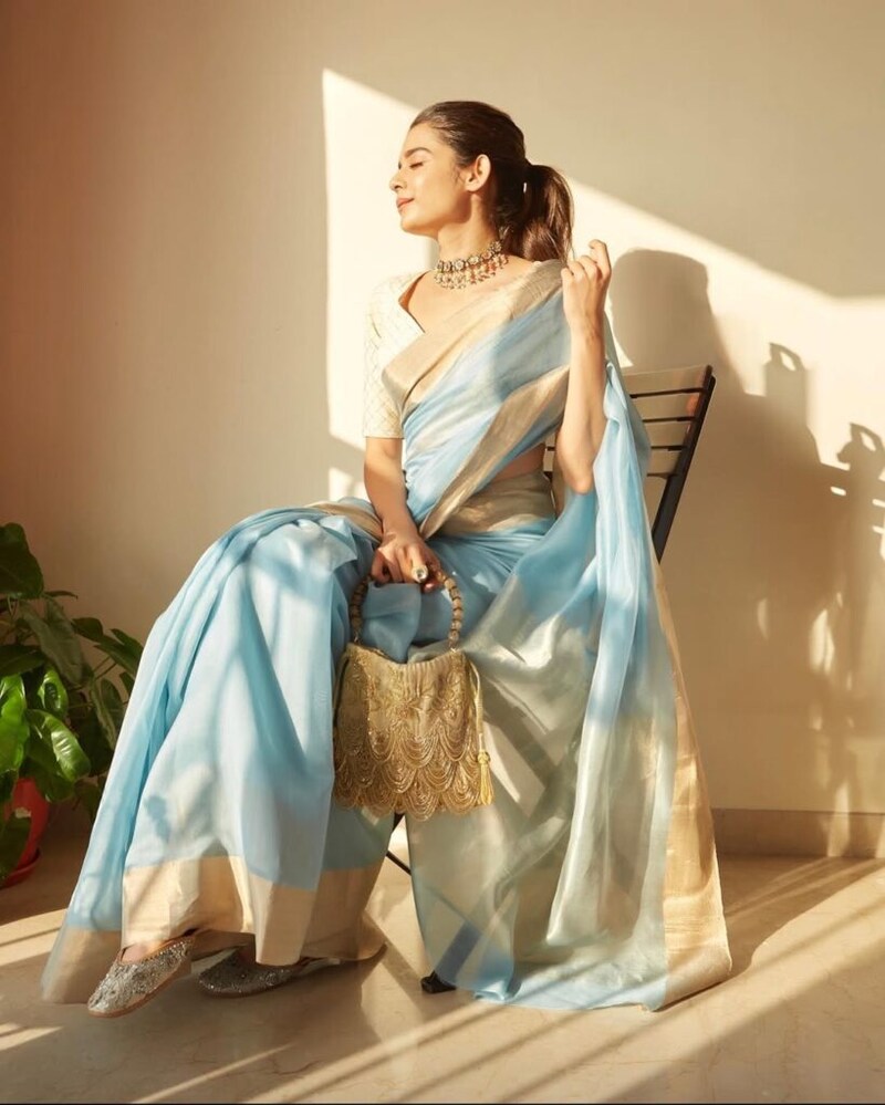 Mithila Palkar Saree Look