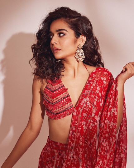 Mithila Palkar Saree Look
