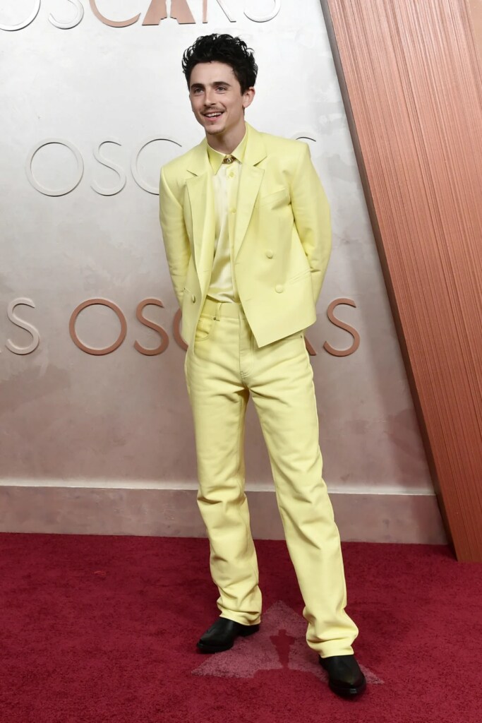 Timothée Chalamet in Givenchy