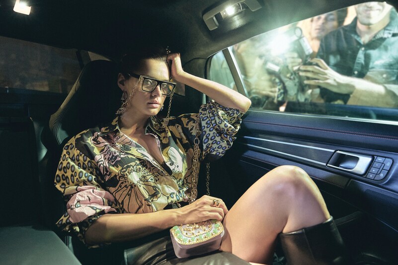 Shirt by Kanika Goyal - 
Bag by Papa Don’t Preach by Shubhika -  
Soft Lilac TPU Motif Embroidered Mini Bag