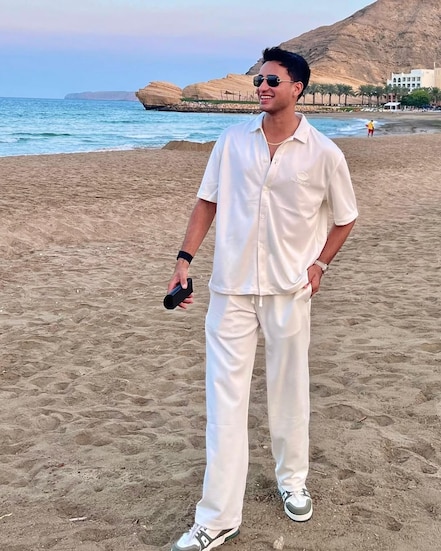 Abhishek Sharma in Muscat, Oman