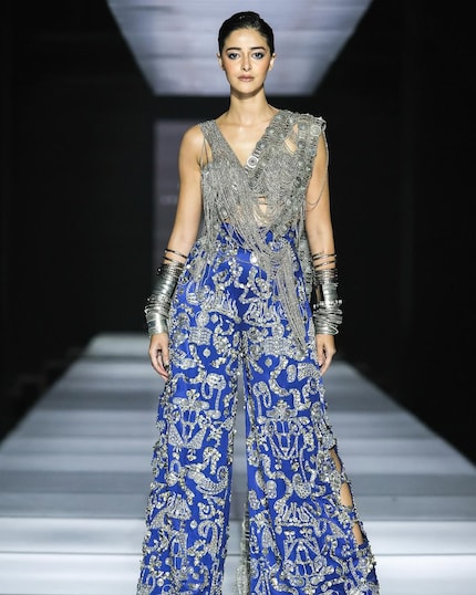 Ananya Panday for Anamika Khanna’s AKOK show