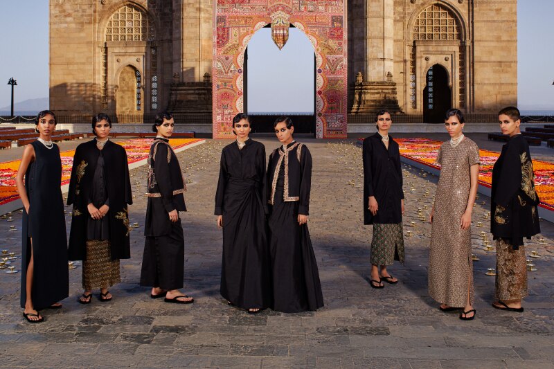 Draped in Dior, Rooted in India Featured