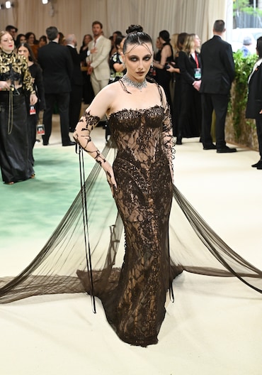 Emma Chamberlain in Jean Paul Gaultier