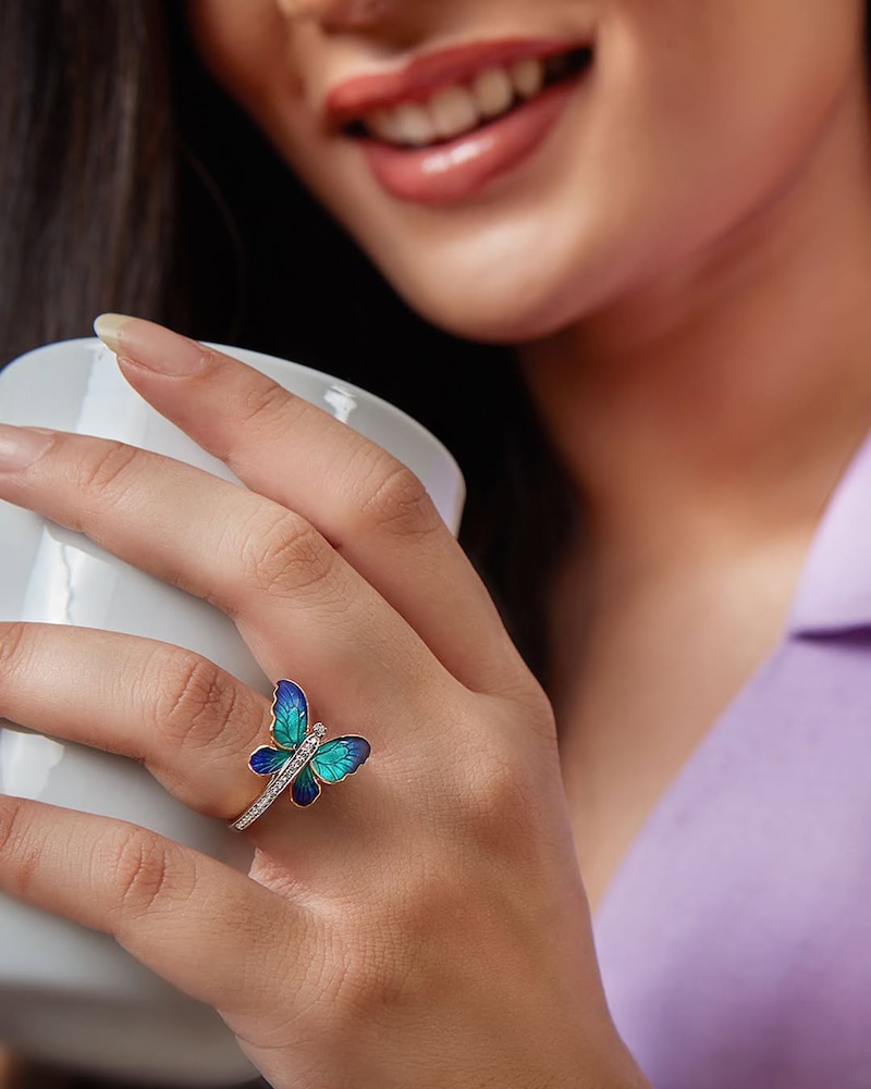Enamelled Rings