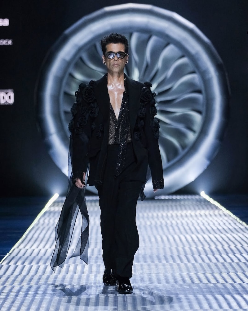 Karan Johar for Falguni Shane Peacock