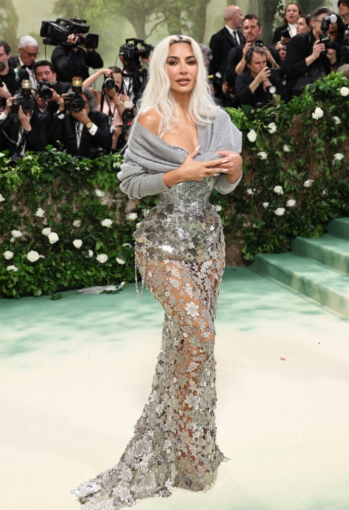 Kim Kardashian in Maison Margiela Artisanal by John Galliano