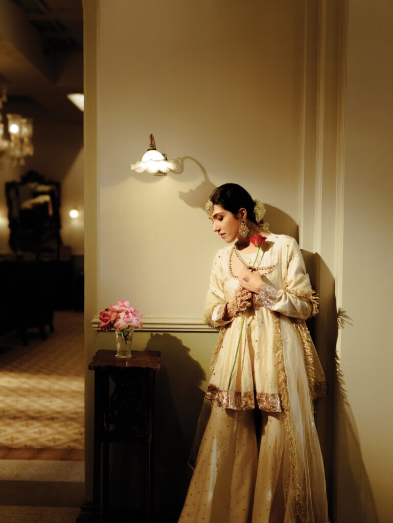 Afreen Embroidered Kurta with Heavy Mukaish Sharara & Dupatta