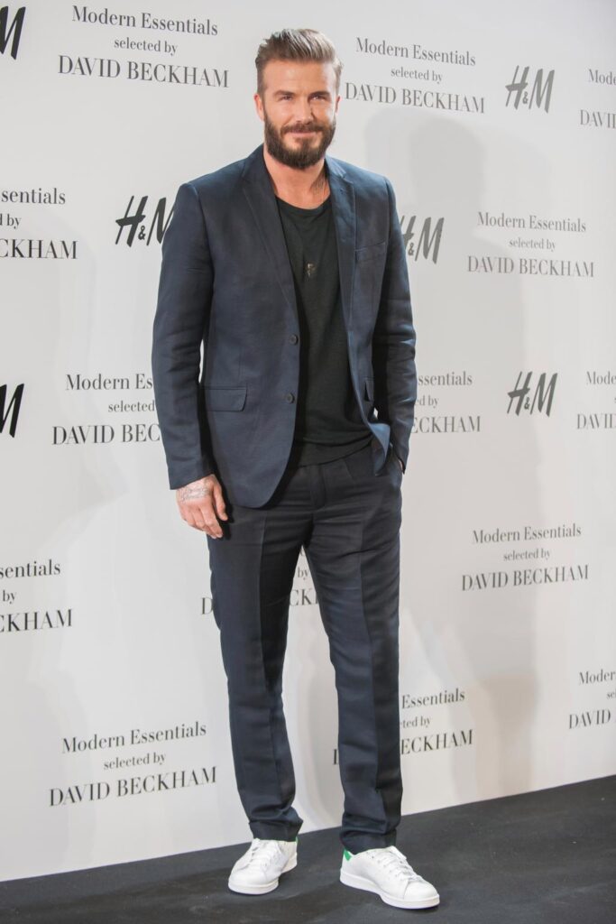 David beckham in adidas originals edifice iena exclusive supercourt