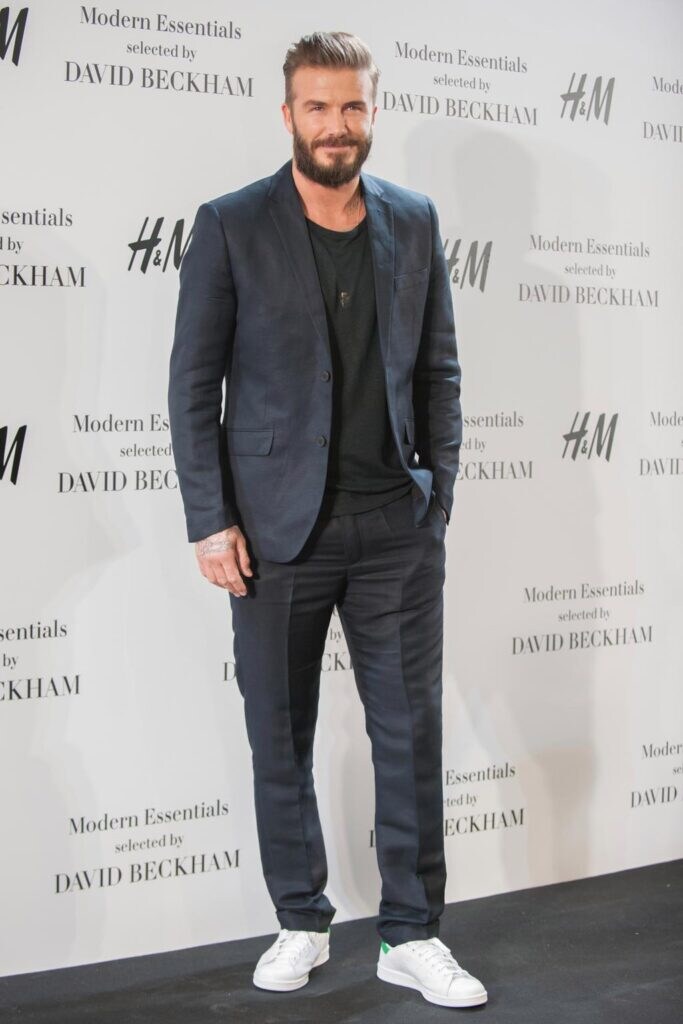 David beckham in adidas originals edifice iena exclusive supercourt