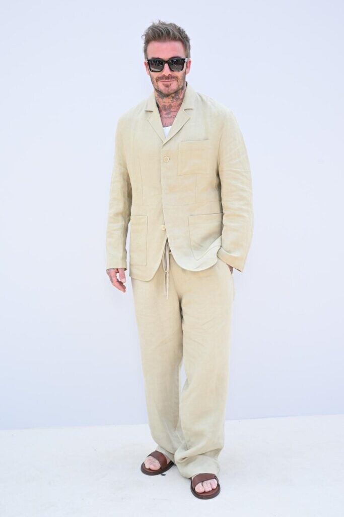 David Beckham styled smart sandals