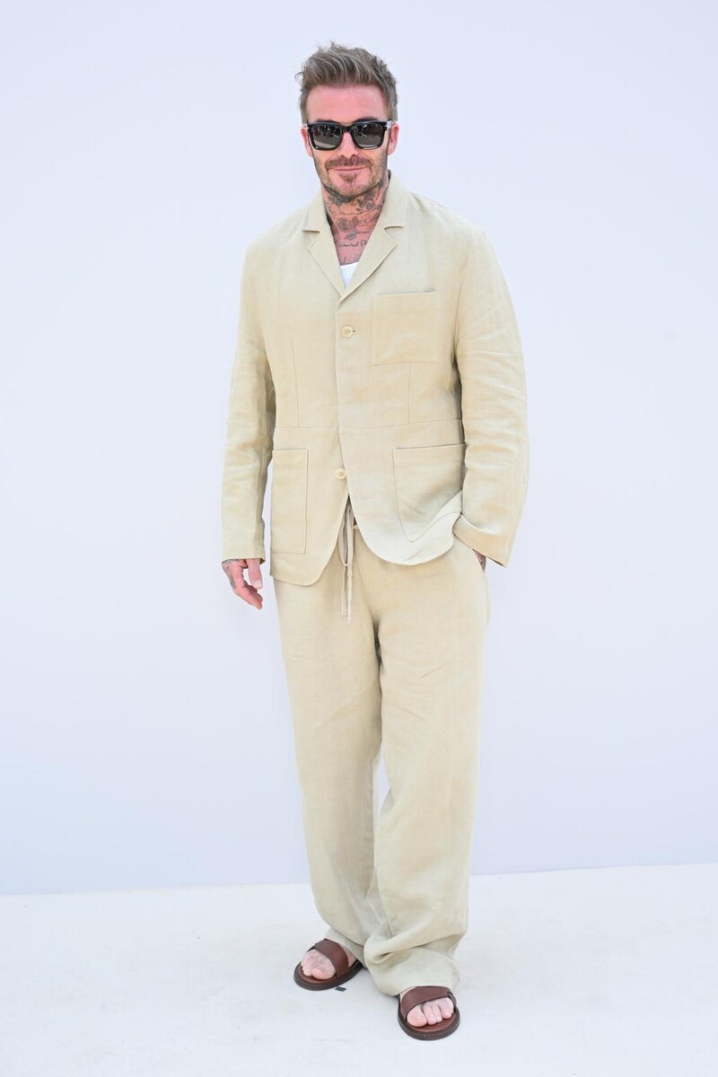 David Beckham styled smart sandals