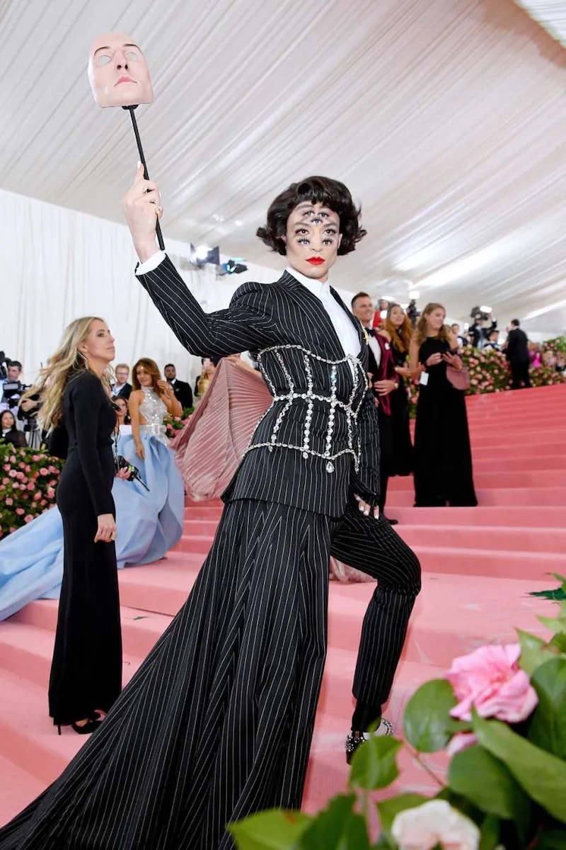 Ezra Miller in Burberry, 2019