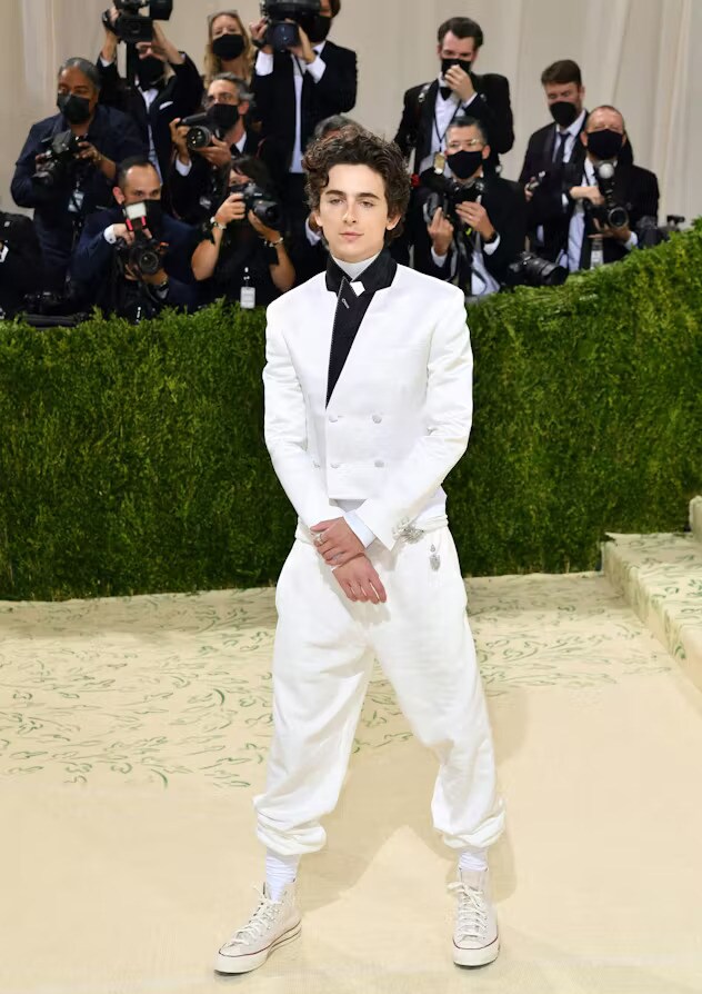 Timothée Chalamet in Haider Ackermann, 2021