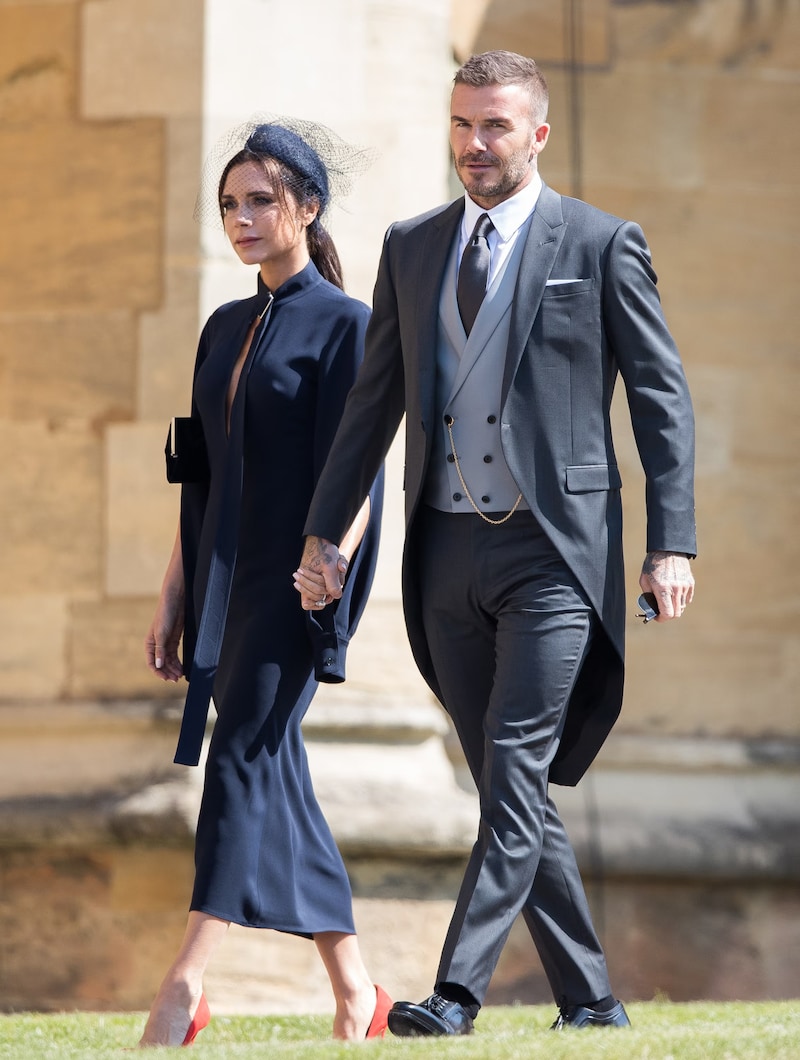 Victoria beckham deals royal wedding dress
