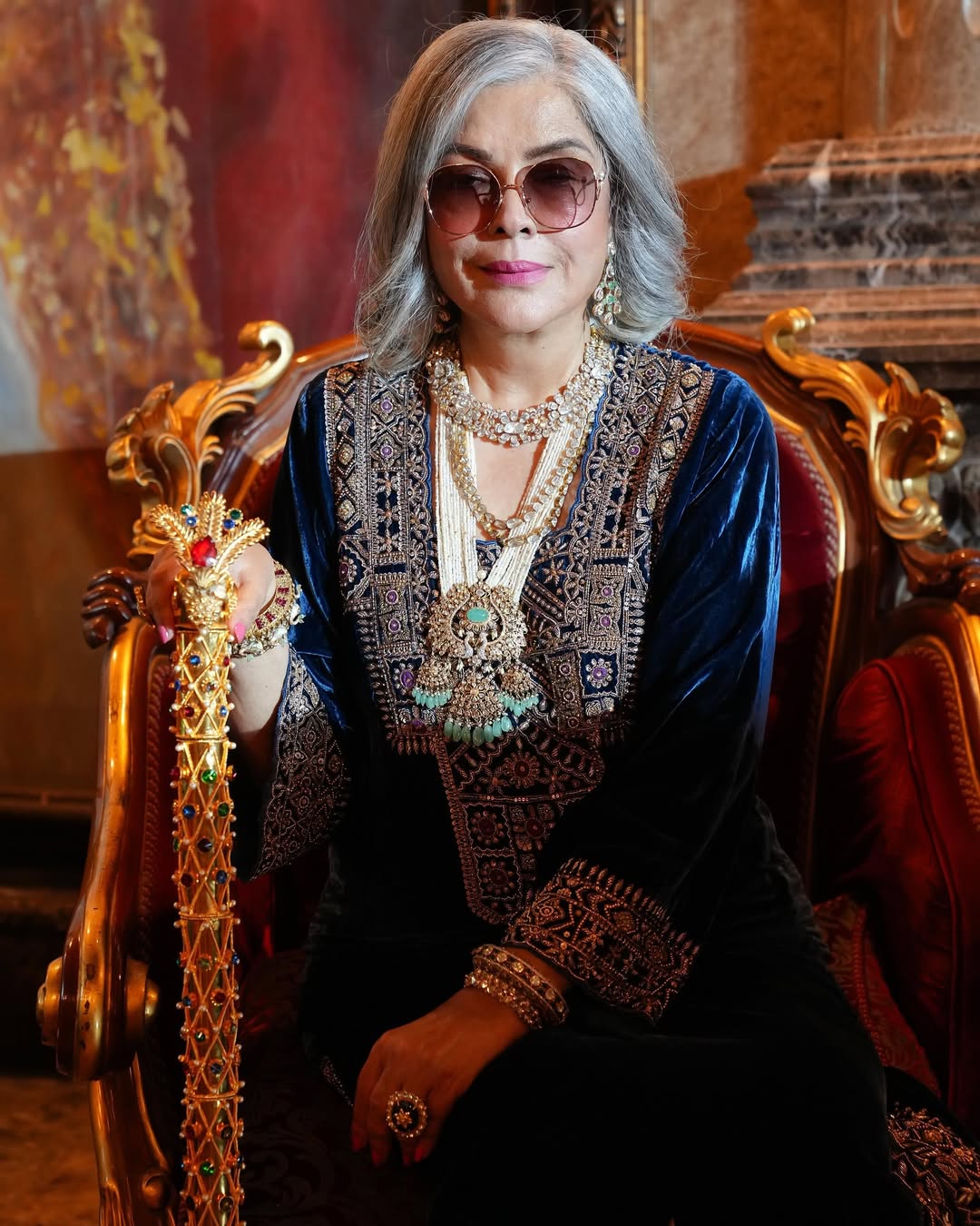 Zeenat Aman in The Royals