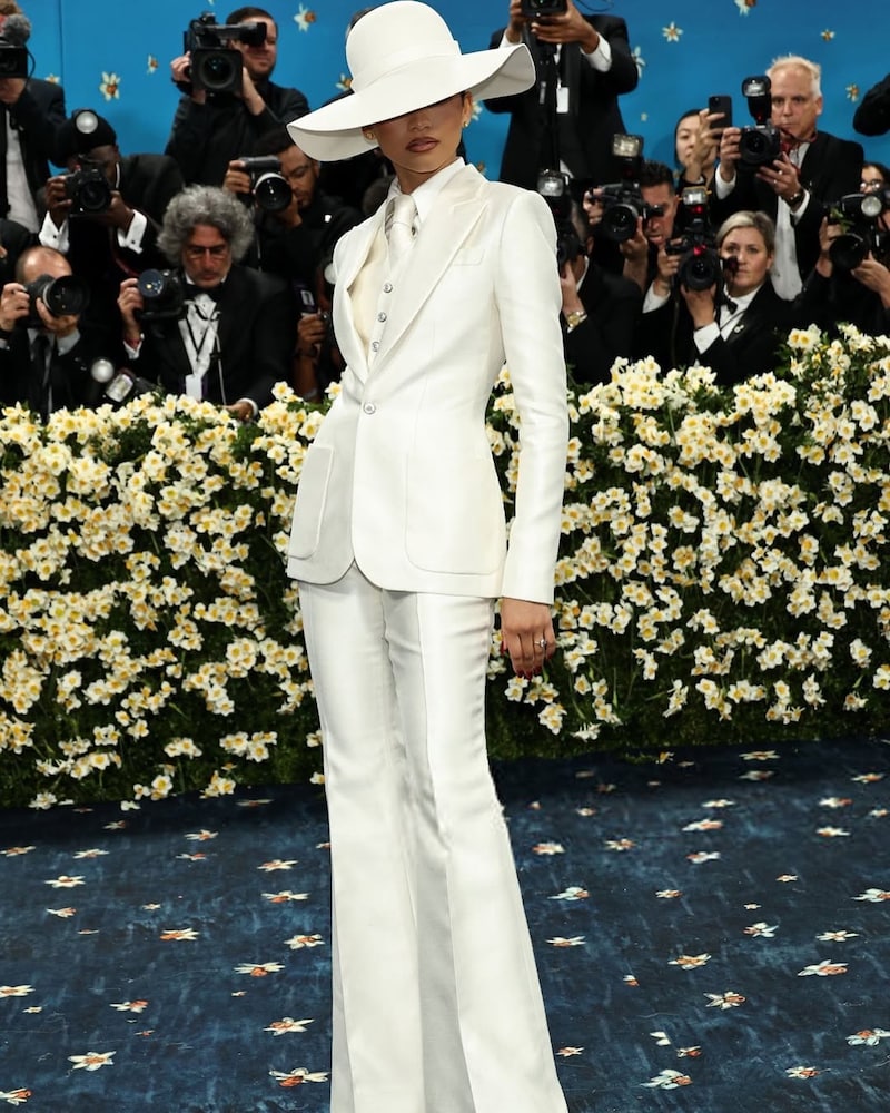 Zendaya in Louis Vuitton and Bvlgari