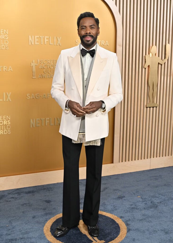 In Valentino look at the 2025 SAG Awards.