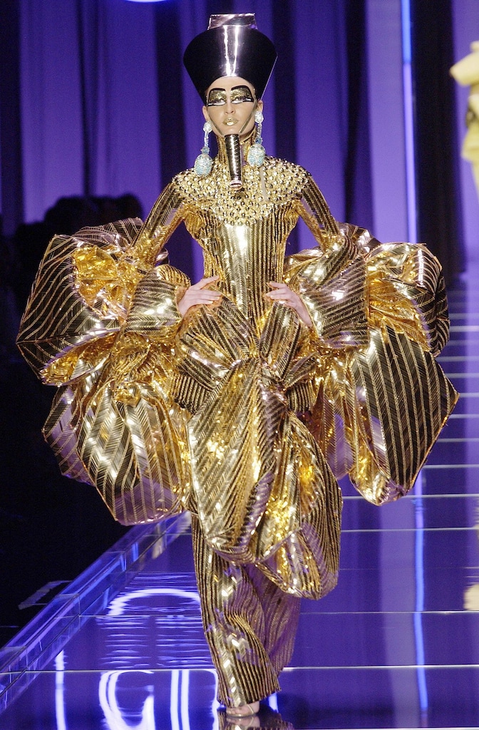 John Galliano's Egyptian-inspired spectacle, 2004