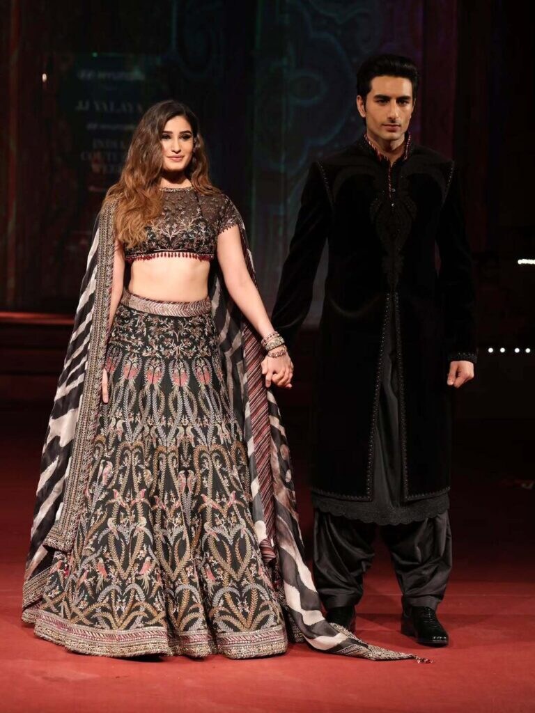 Rasha Thadani and Ibrahim Ali Khan for JJ Valaya