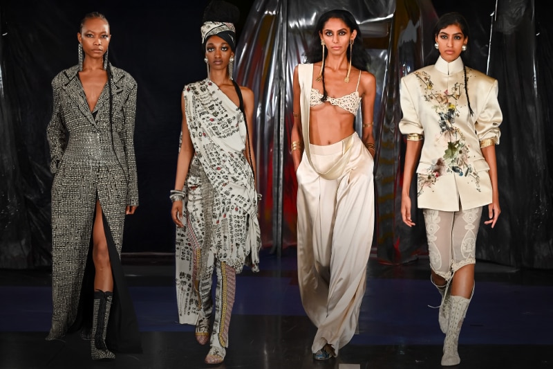 Global Glamour with an Indian Soul Anamika Khanna at London Fashion Week Featured