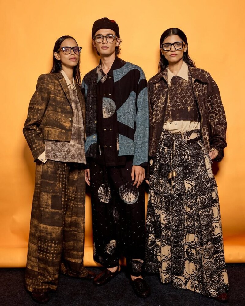 Mohammed Anas Sheikh’s label 23°N 69°E showcase at A Roundup Lakmē Fashion Week GenNext'25