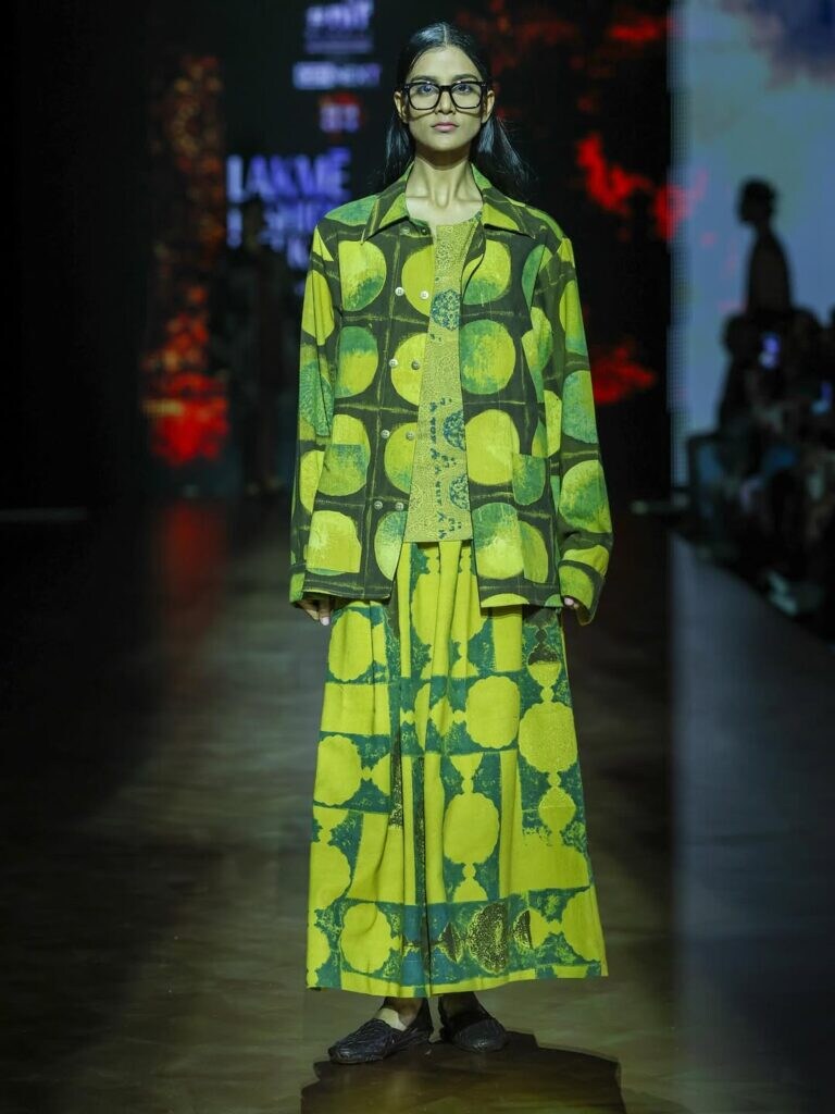 Mohammed Anas Sheikh’s label 23°N 69°E showcase at A Roundup Lakmē Fashion Week GenNext'25