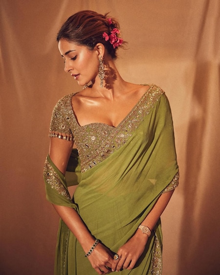 Mirror work saree from Arpita Mehta