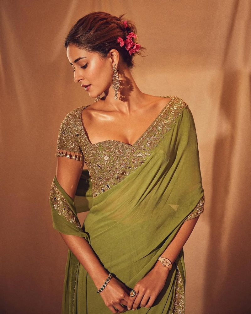 Mirror work saree from Arpita Mehta