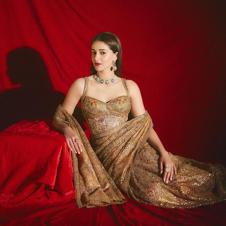 Ritu Kumar Couture featuring archival prints