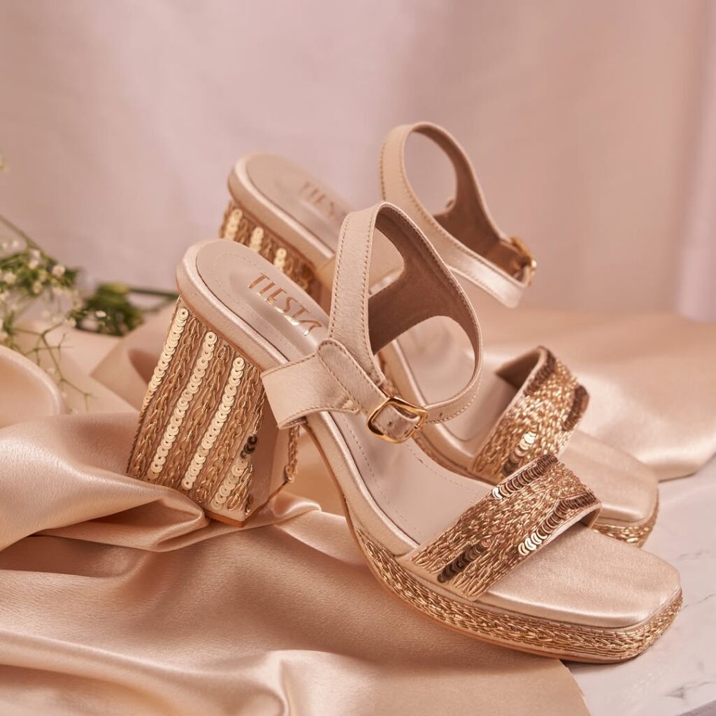 Tiesta Sequin Footwear