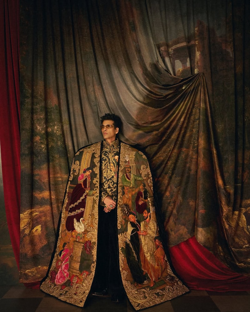 Karan Johar in Manish Malhotra