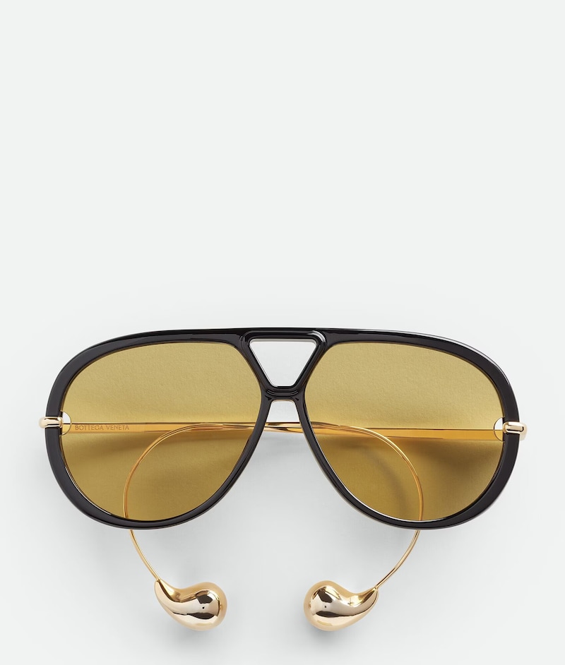 Bottega Veneta Drop Aviator Sunglasses