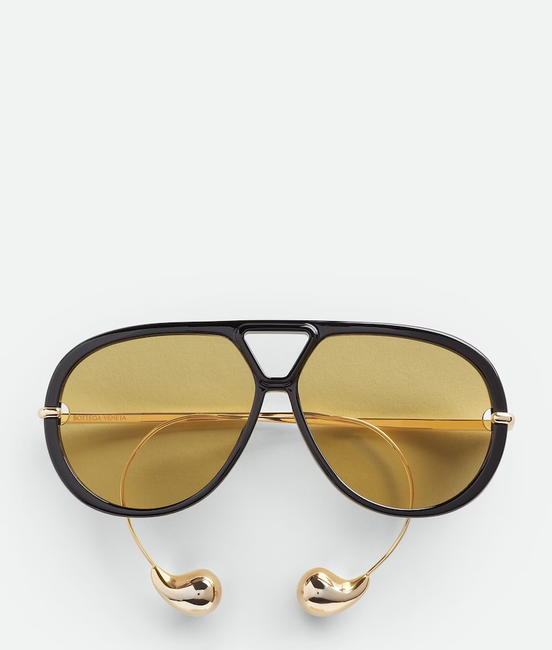 Bottega Veneta Drop Aviator Sunglasses